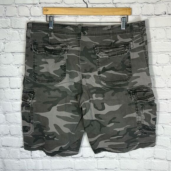 Camo Cargo Short Mens 38  Army Military Outdoor Hiking Camping Relaxed Unionbay - Picture 4 of 8